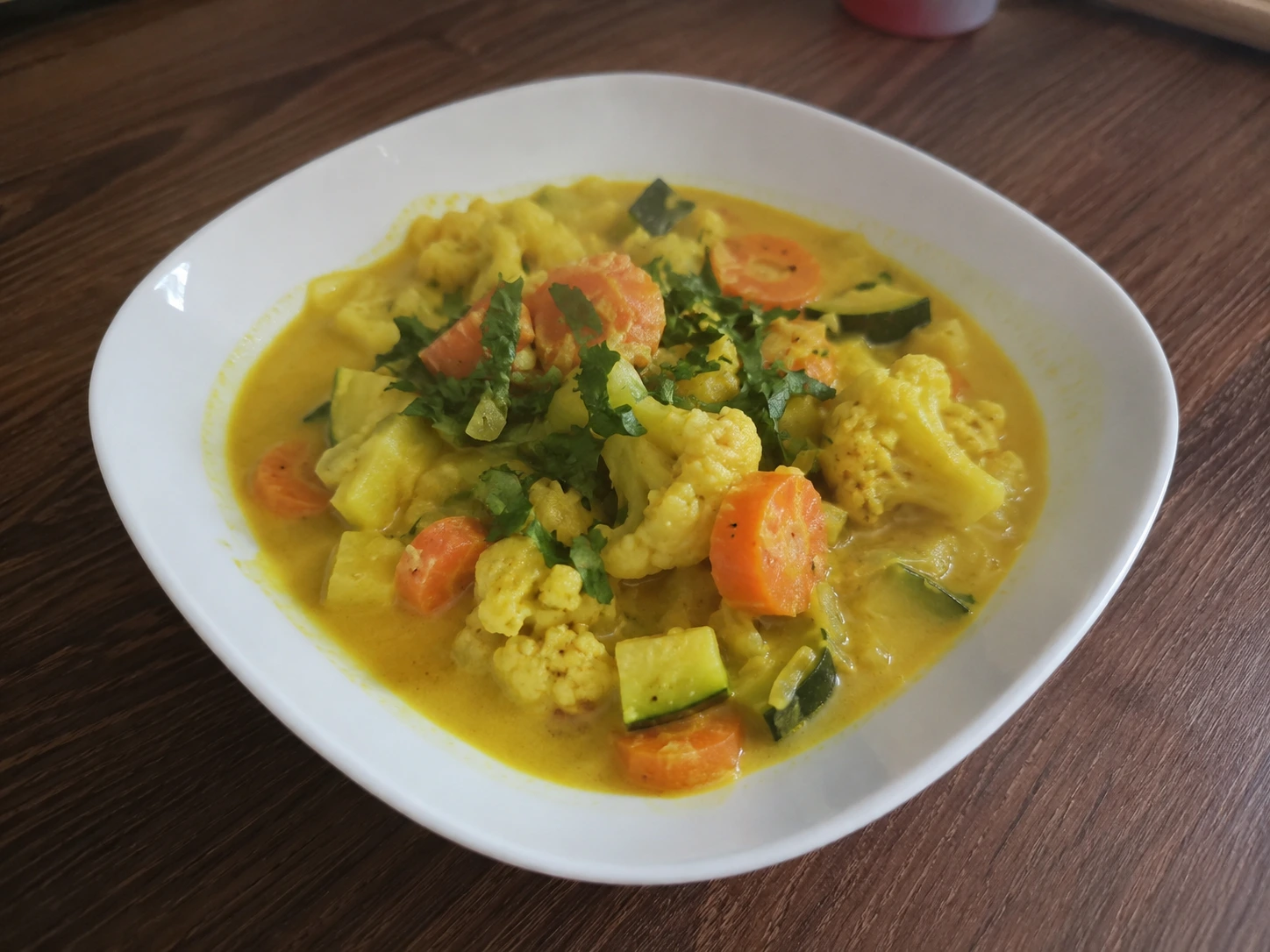 Gyömbéres-kurkumás zöldségcurry